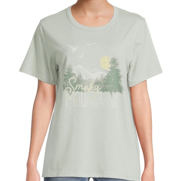 Time and Tru Women's Graphic T-Shirt - Picture 2 of 4